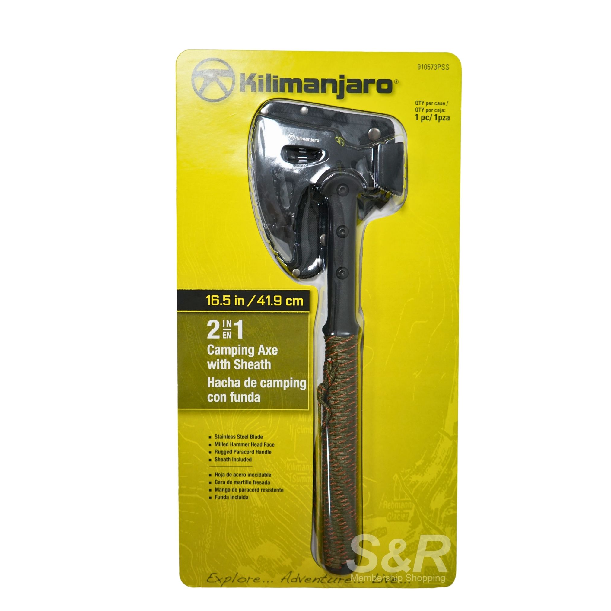 Kilimanjaro 2in1 Camping Axe with Sheath Kilimanjaro 2in1 Camping Axe with Sheath
